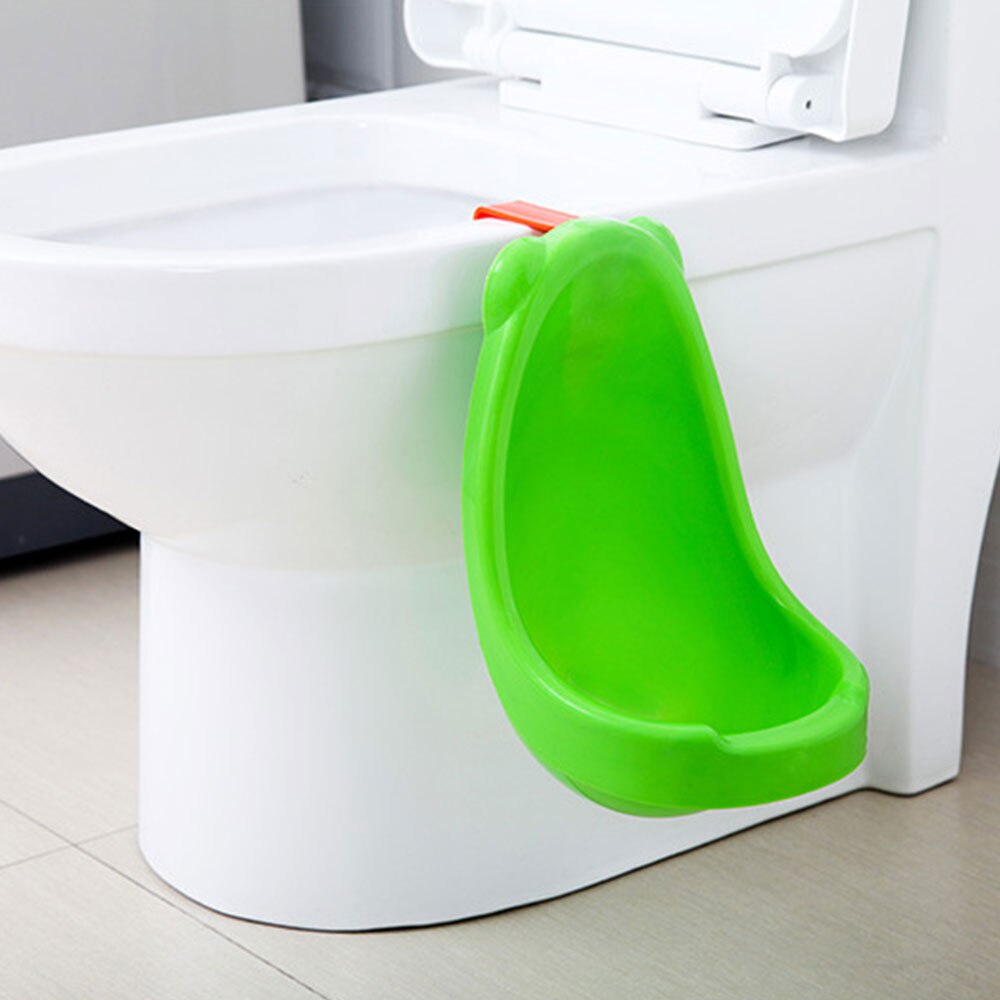 Urinal toilet pp badeværelse forsyning træning baby tilbehør potte stående pee toilet træning børn urinal sæder: Grøn