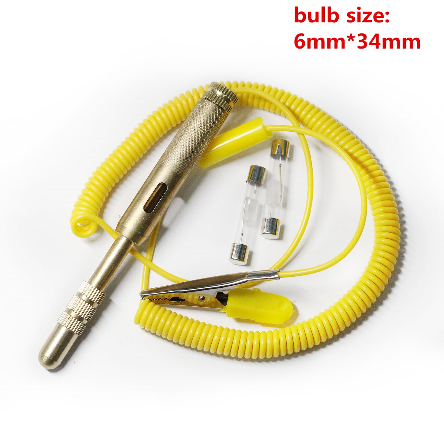 Auto Circuit Tester Dc 6V 12V 24V Spanning Auto Voertuig Gauge Test Licht Meten Pen Dc Tester stretch