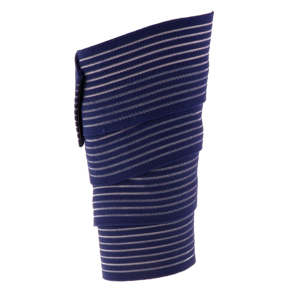 Elastische Kompression Verband wickelt-Sport Klammer wickeln Unterstützung für Beine, Oberschenkel, Knöchel & Ellbogen: Blau 120cm