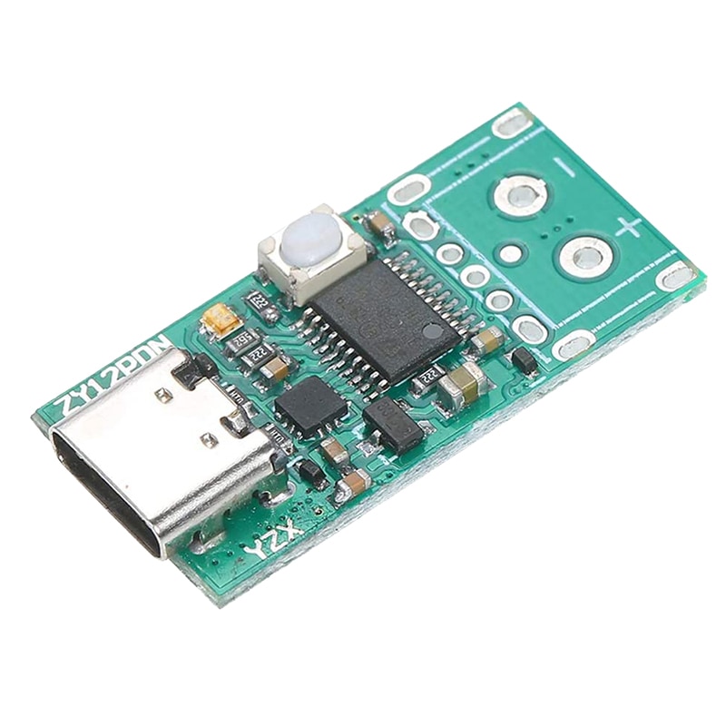 USB-C PD2.0/3.0 to DC Converter Power Supply Module Decoy Fast Charge Trigger Poll Polling Detector Tester(ZY12PDN)