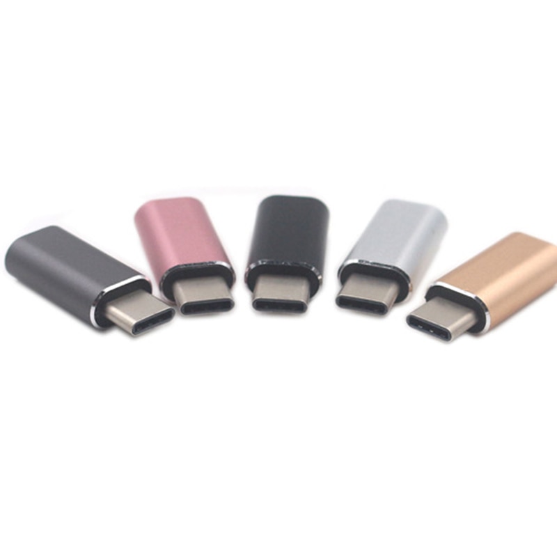 Female naar Type-C USB-C Mannelijke Telefoon Oplader Kabel Adapter Voor Lightning Opladen Type-C Aluminium Converter voor iphone
