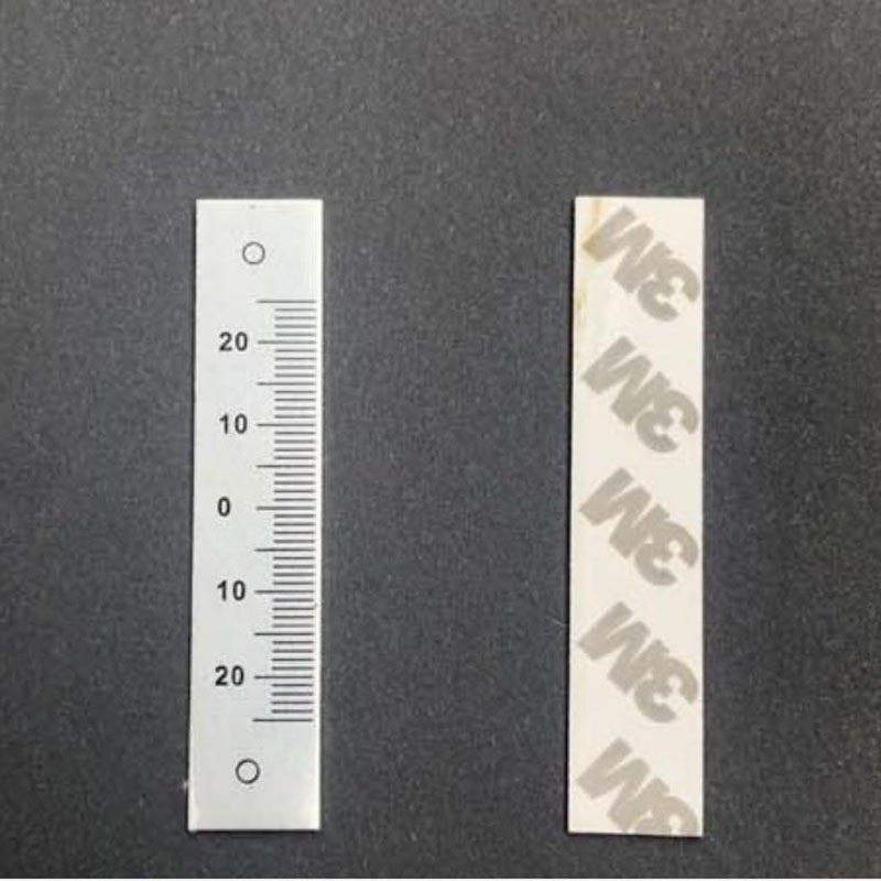 1PC Degree Angle Plate Scale Ruler Center Ruler Self-Adhesive Ruler Paste Middle Point Scale Ruler Aluminum Alloy Viscose Ruler