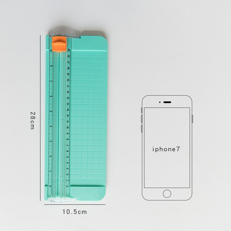 Mini Paper Cutting Machine Paper Cutter Photo Trimmer Crafts Photo Scrapbook Blades DIY Office Home Stationery: D