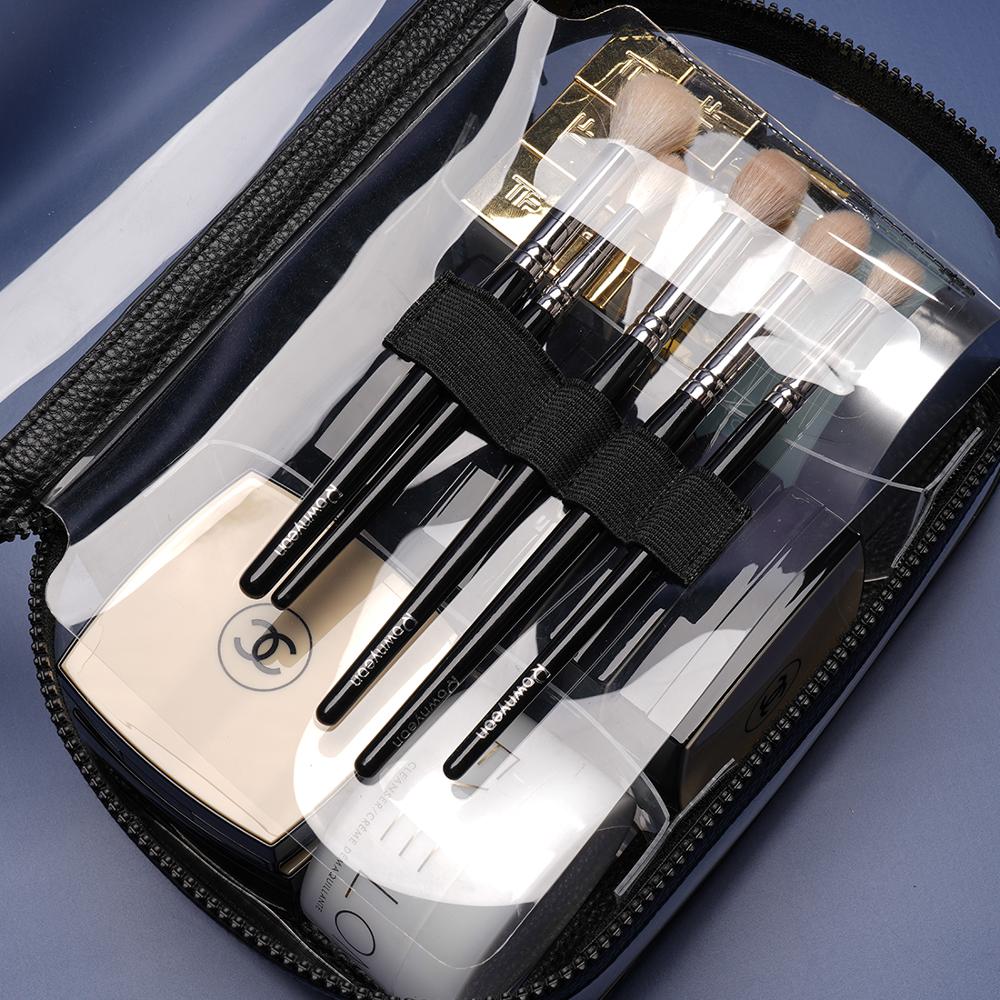 Rownyeon Cosmetische Tas Vrouwen Tpu Clear Make-Up Tas Reizen Make Up Benodigdheden Organizer Rits Make-Up Geval Pouch Toilettas