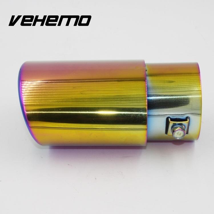 Vehemo Vehemo Automobile Car Modification Grilled Tail Rear Straight Exhaust Pipe Muffler