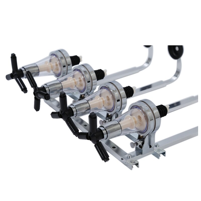 Distributeur optique de boissons, 4 bouteilles, Bar en acier, fixation murale