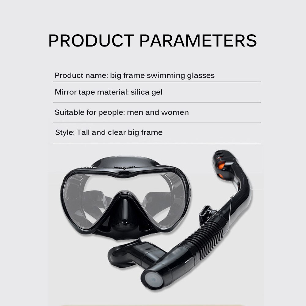 Diving Mask Snorkeling Set Anti Fog Underwater Scuba Diving Full Face Respiratory Masks Safe And Waterproof Swimming Equipment