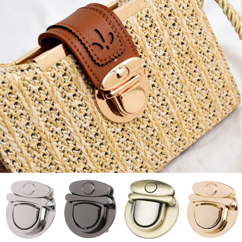Buckle Twist Lock Hardware For Bag Shoulder Handbag DIY Craft Turn Locks Clasp