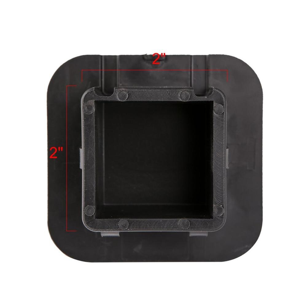 50X50 Mm Auto Trekhaak Cover 2 Inch Tow Ontvanger Buis Plug Cap Zwart Trekhaak Insert Compatibel