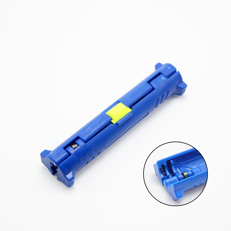 1pc Multifunctional Wire Stripper Cable Cutter Pen Knife Portable Rotary Coaxial Cutter Wire Stripper Pliers Tool wire harness: BU