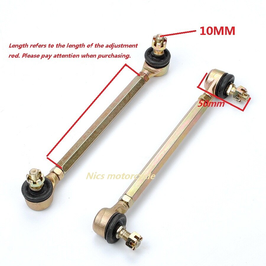 Steering ball head tie rod Ball Joiner Bolt Tie Rod 125-250cc Quad Dirt Bike ATV Go Kart Dune Buggy: 24CM