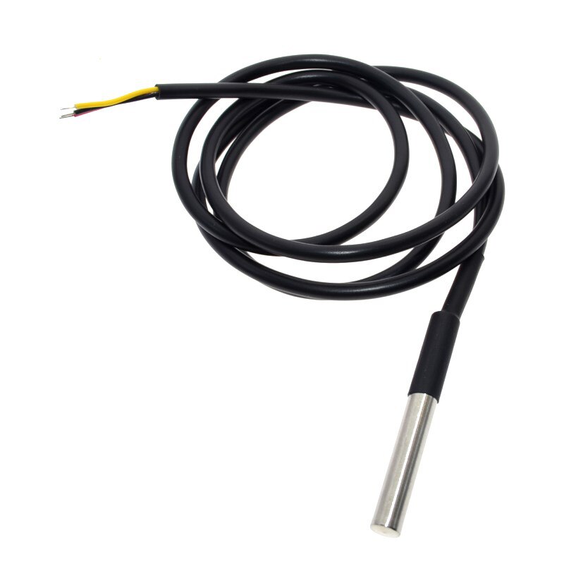 1m/2m/3m/5m Stainless Steel Housing Waterproof Digital Temperature Sensor Probe Thermistor Thermal Cable