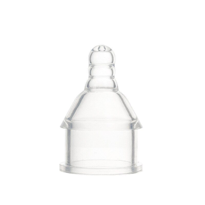 120Ml Veilig Pasgeboren Baby Zuigfles Peuter Siliconen Squeeze Voeden Lepel Melk Fles Baby Training Feeder: nipple