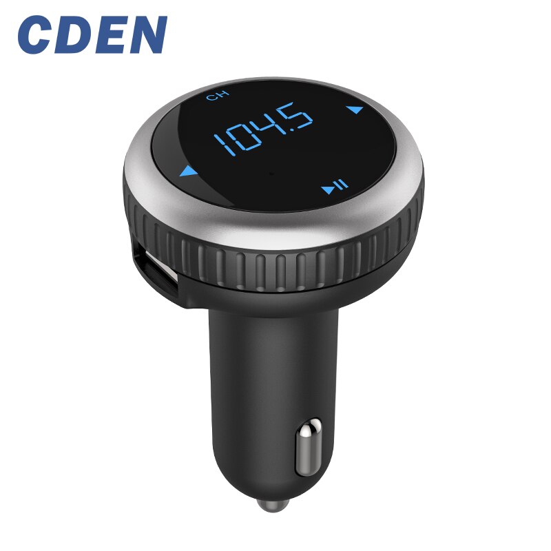 CDEN Auto FM Sender Bluetooth Wagen MP3 Spieler USB Drahtlose Ladegerät FM Modulater Freisprechanlage Unterstützung TF Karte