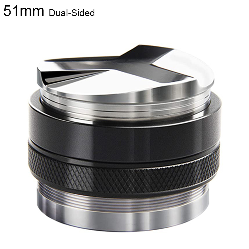 Ekspres do kawy uchwyt filtra uchwyt na kawę podstawa stojak dla 51/53/58mm filtr Barista akcesoria filtry do kawy dystrybutora sabotaż Mat: 51mm Dual Tamper