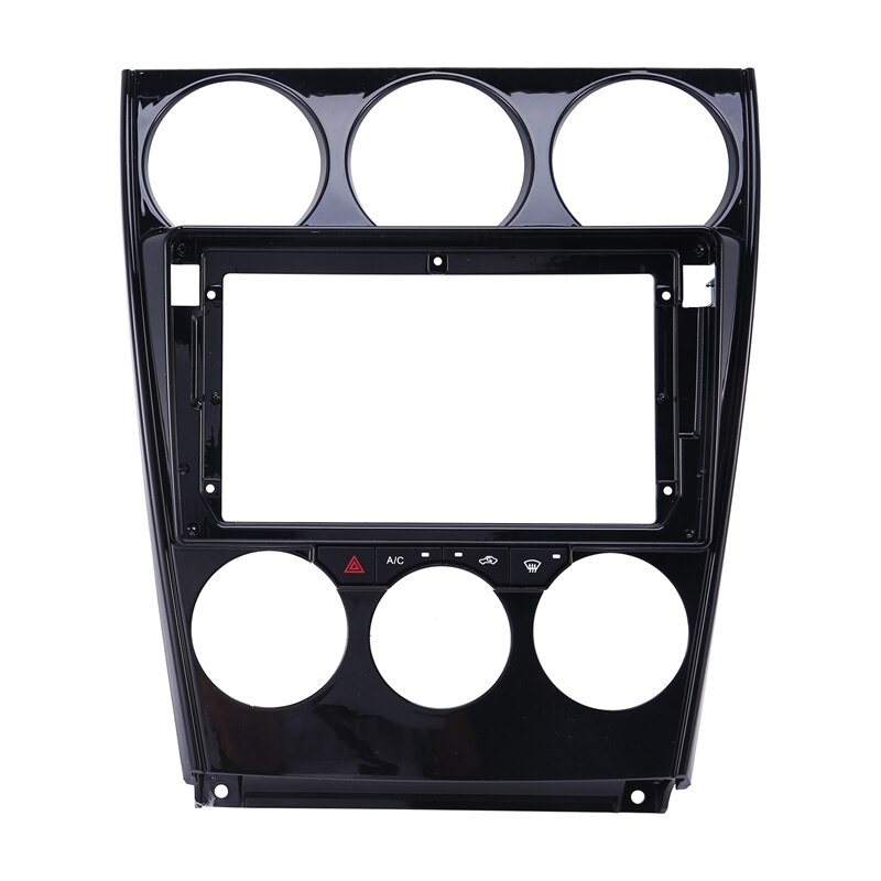 9Inch Car Stereo Fascia Panel Frame DVD Panel Bezel Frame Installation Trim Kit Fit for MAZDA 6 Atenza 2002