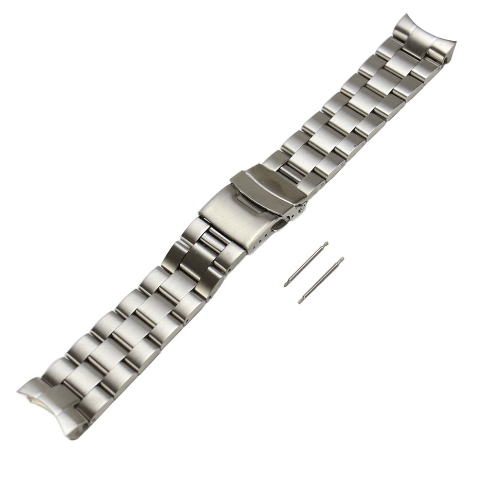 316L Stainless steel 22mm Solid Curved End Watch Strap Band Bracelet fit for SKX007