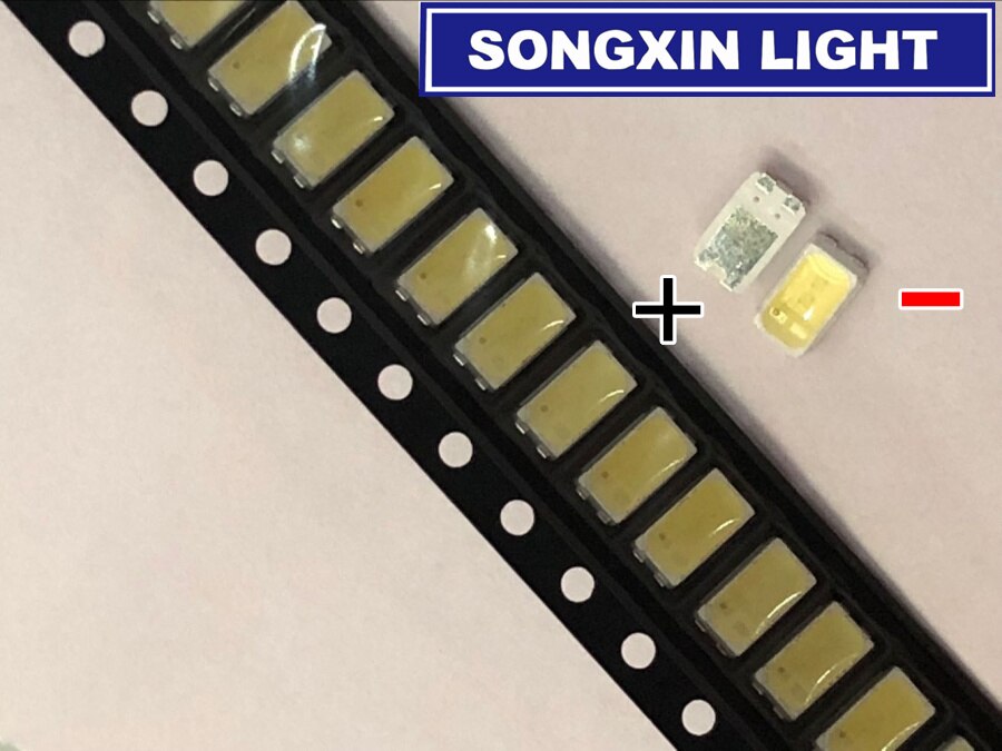 500Pcs Voor Lg Led Lcd Backlight Tv Toepassing Midden Power Led Led Backlight 1W 6V 5630 Cool wit Led Lcd Tv Backlight