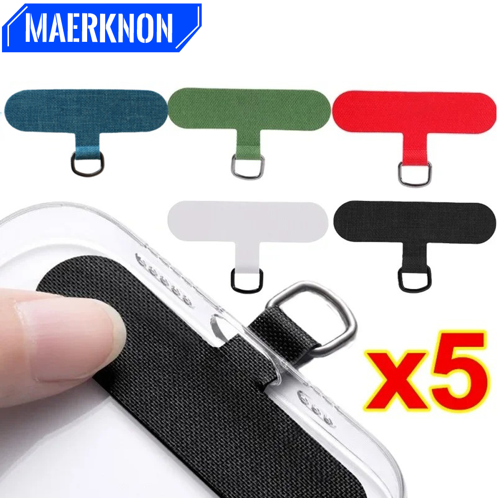 Phone Lanyard Anti-lost Lanyard Strap Detachable Colorful Gasket Metal Ring Clip Hang Cord Tether Tab Phone Case Accessories ﻿