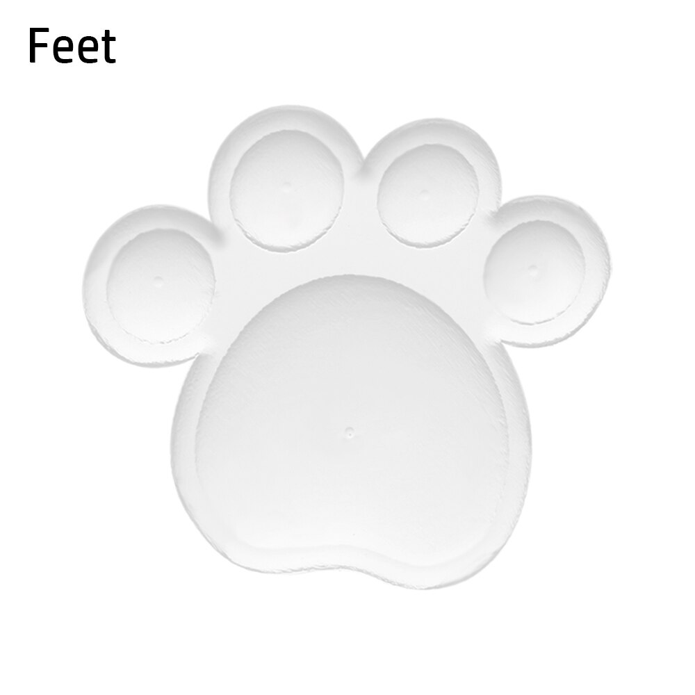 1pc deurstoppers muurbescherming veiligheids schokdemper deurgreep bumpers beveiliging pu transparant mute anti botsingspads: Voeten