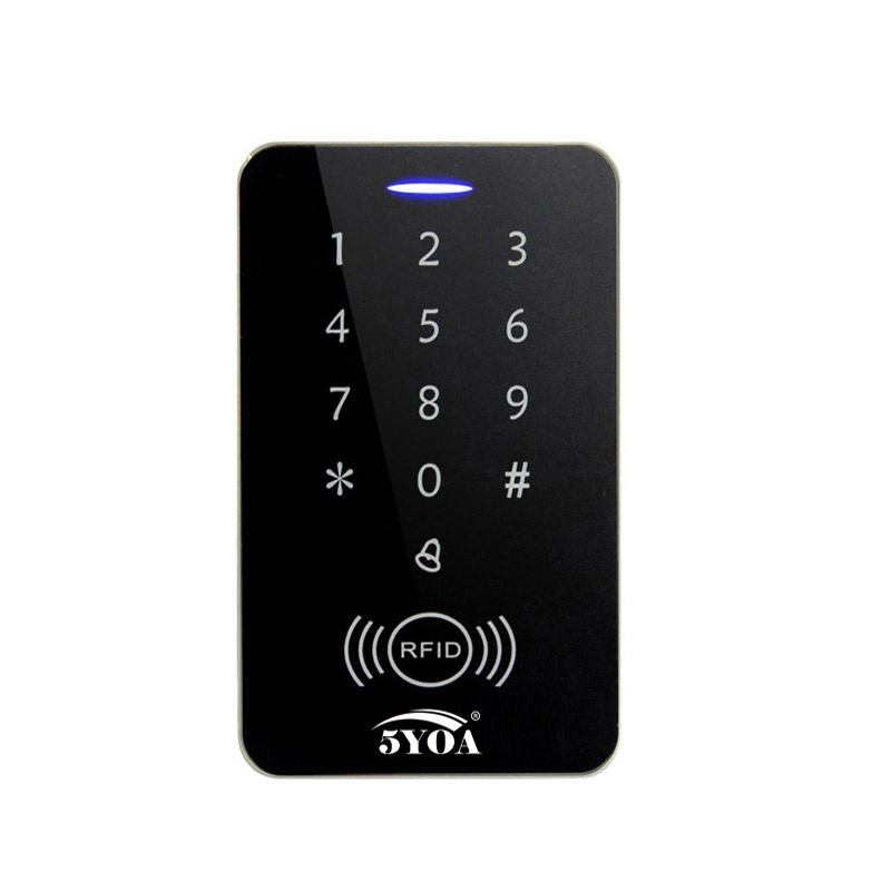 5YOA Waterproof Rfid Access Control Keypad With 1000 Users with Key Fobs option For RFID Door Access Control System: Device only