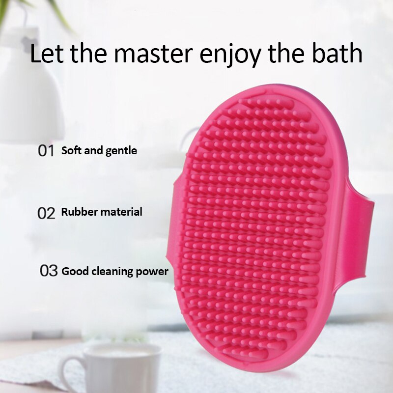 Guantes de limpieza para mascotas, cepillo de baño para perros y gatos, guante de goma para el cuidado del pelo, cepillo de masaje, suministros de limpieza para mascotas