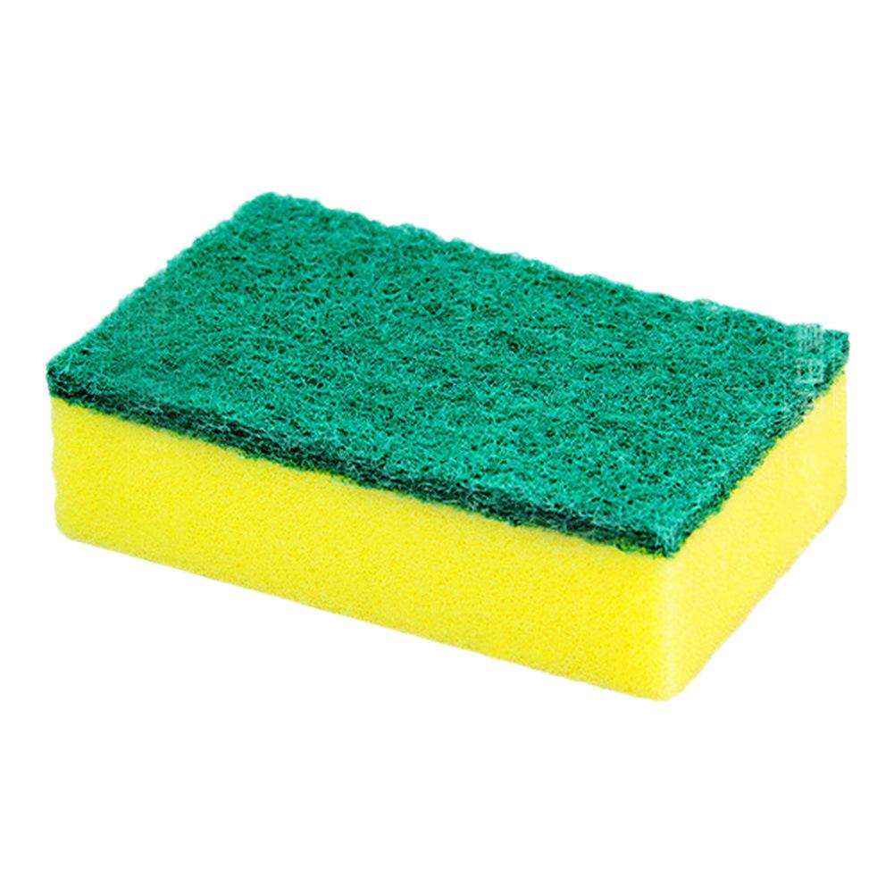 Estropajo de esponja de alta densidad, 10 Uds., Herramientas de limpieza de cocina, estropajo de microfibra para limpiar platos, cepillo para lavar platos, estropajo