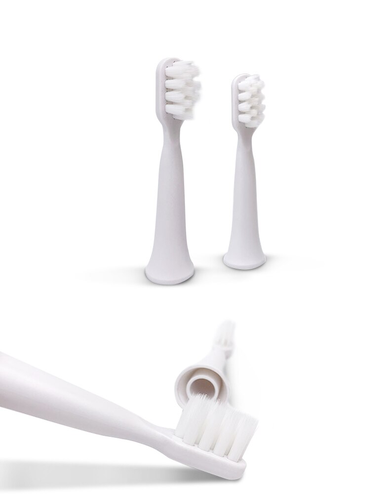 Udskiftning af børstehoveder til xiaomi mijia  t100 elektrisk tandbørste bløde børste blide rene tænder tyggegummi 4 stk / pakke