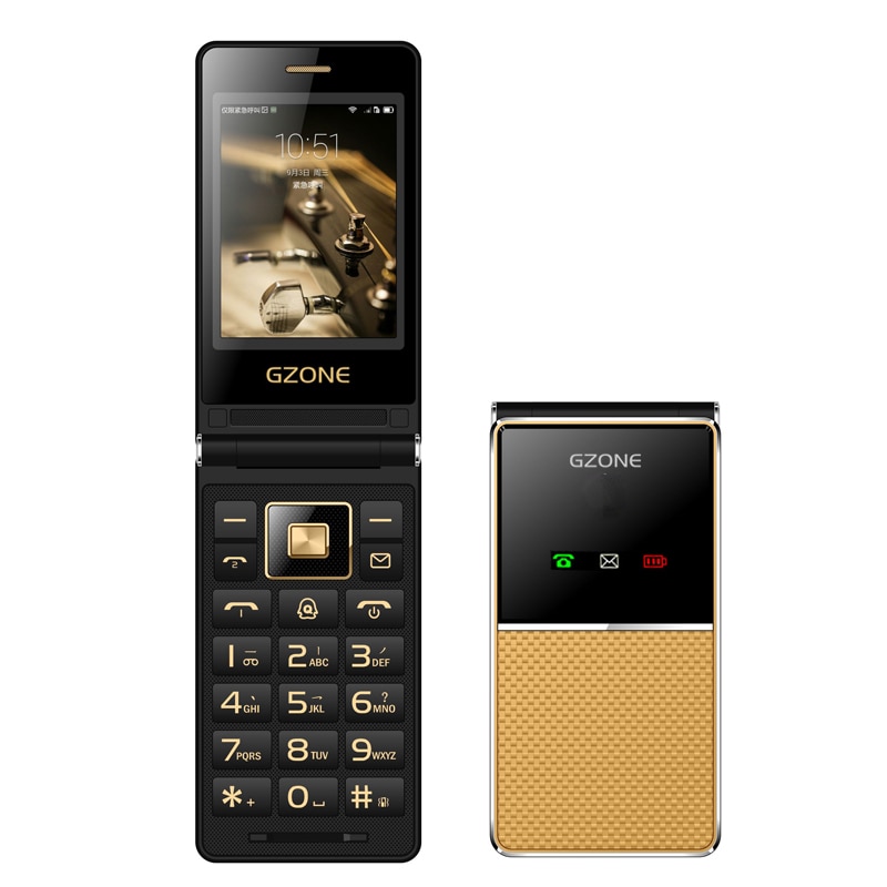 2.8 "big touch screem z klapką na telefon komórkowy podwójna kamera na kartę sim MP3 Mp4 telefon komórkowy rosyjski język hebrajski