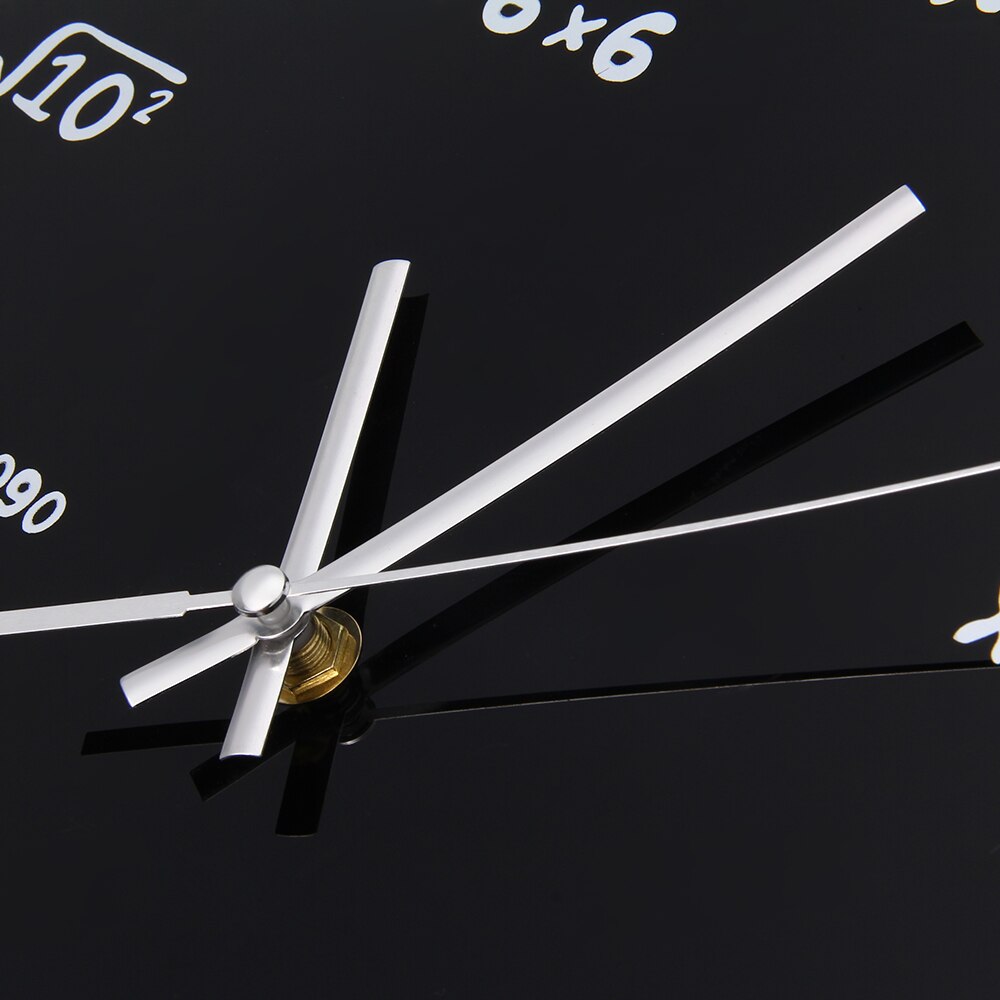 Large Wall Clock Mathematics Blackboard Pop Quiz Clock Modern Big Wall Watches For Living Room Wall Decor