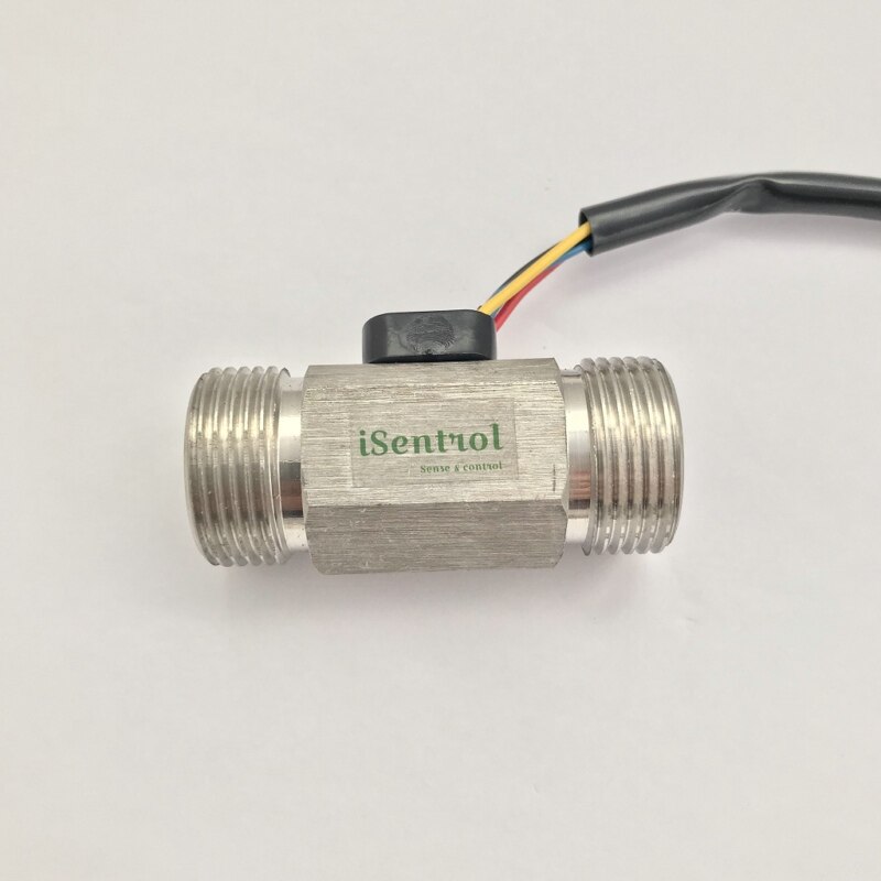 USS-HS43TBT Hall Effect Water Flow Sensor 2-45L/M G3/4" Stainless Steel Turbine Flowmeter for water purifier, water dispenser