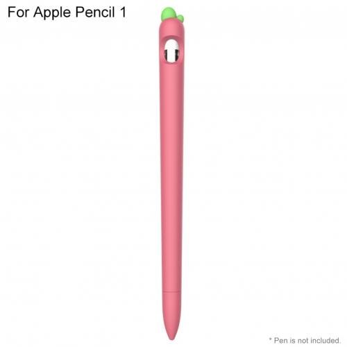 Tablet PC Stylus Waterproof -proof Silicone Case Cap Anti-lost and Durable Carrot Girl Cute Pencil Case for Apple Pencil 1/2: E for Apple Pencil 1