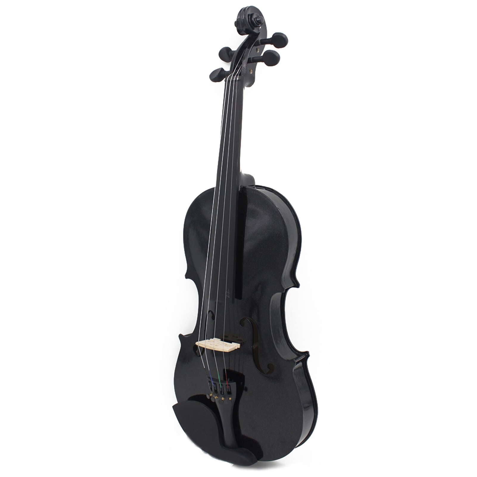 4/4 Acoustic Wooden Violin Solid Wood Violin Beginners Fiddle Basswood Body Violin Stringed Instrument
