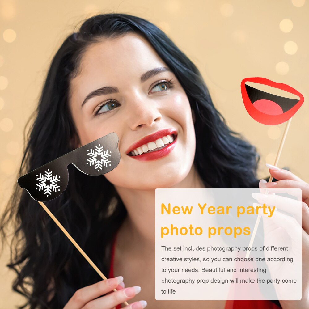 50 Stuks Kerst Foto Props Foto Levert Photo Booth Props Foto Props Grappige Foto Props Voor Bar Xmas Party
