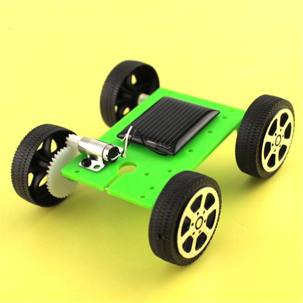 1 einstellen Mini Solar- angetrieben Spielzeug Diy Auto Bausatz freundlicher Pädagogisches Gerät Hobby Lustige freundlicher Spielzeug freundlicher draussen Roboter Auto LL3