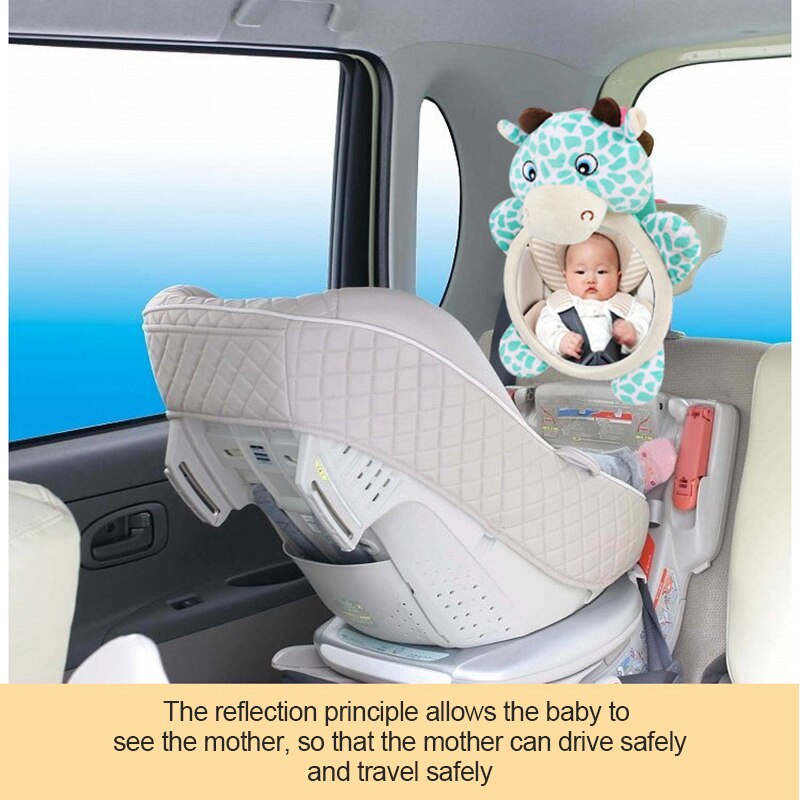 Adjustable Cute Baby Rear Facing Mirrors Car Baby Mirror Safety Car Back Seat View Mirror for Kids Child Toddler