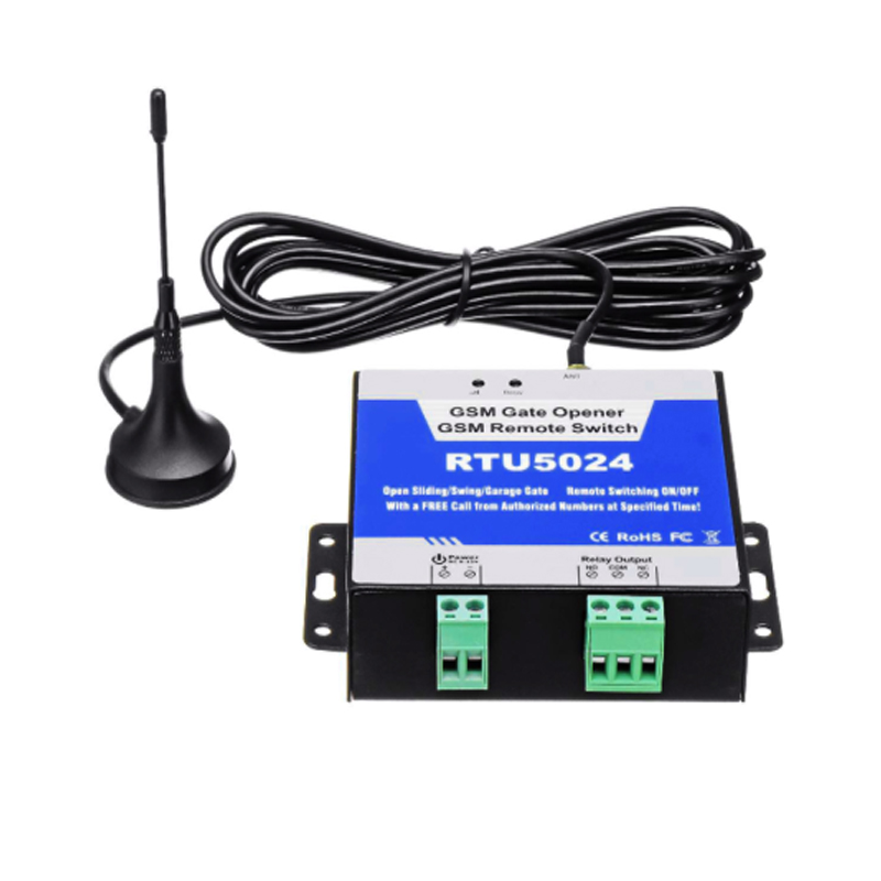 GSM Gate Opener GSM Remote Switch RTU5024 Garage Swing Sliding Gate Opener Remote Control On/Off Switch Access Door Opener