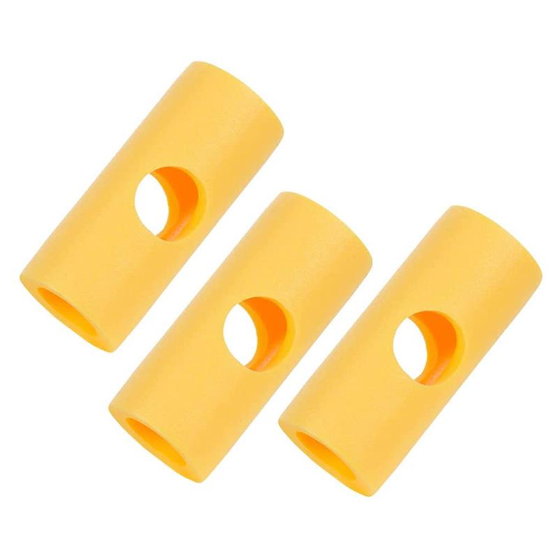 3Pcs Deluxe Zwembad Noodle Connector Met 2 Cross Gaten Verbinding Joint Voor Water Speelgoed Stoel Diy Building Monteren: yellow