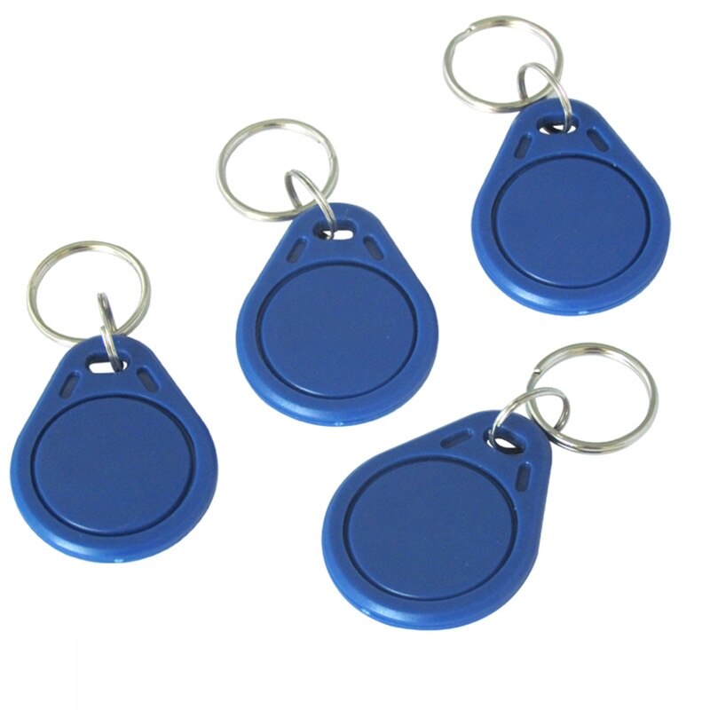 1Pcs 125KHz T5577 Rewritable Writable Rewrite RFID Programmable Keyfob Rewritable Key Finders Keychain for Copy EM4100