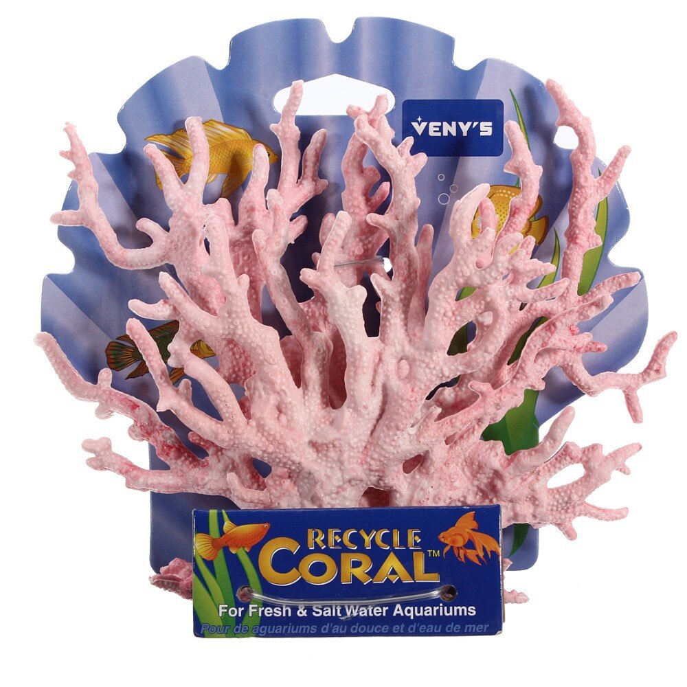 Light Pink Artificial Vivid Resin Coral Aquarium Fish Tank Decoration