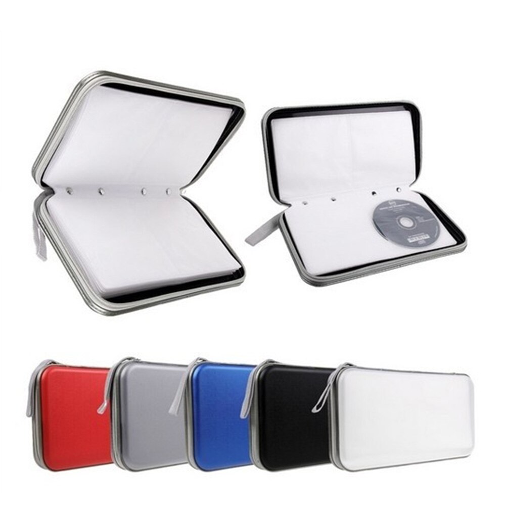 Portable Wallet Storage Box Organizer Case Bag Album Holder 80 Disc CD DVD