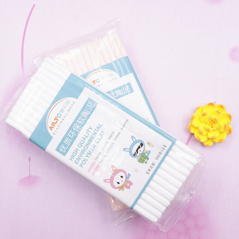 Myk leire dukke leire 250g hud hvit leire keramikk diy håndlaget materiale miljømessig leire jord myk leire skulptur