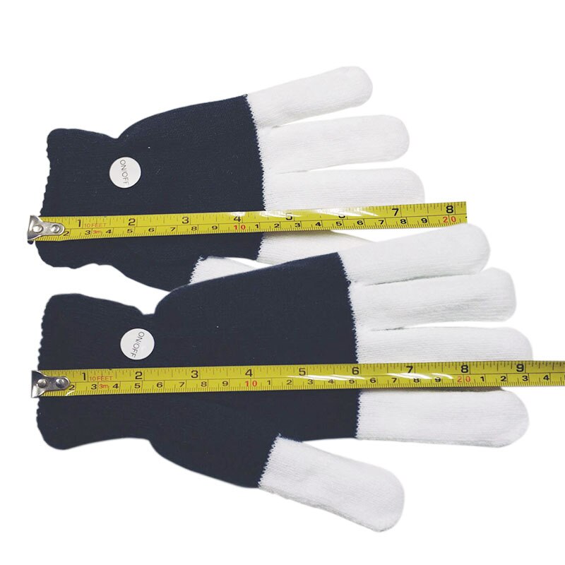 Wecute rękawiczki dla dzieci i dorosłych świecące rękawiczki świecące świąteczne impreza zimowa ciepłe rękawiczki kreatywne kolorowe rękawiczki z brokatem prezent