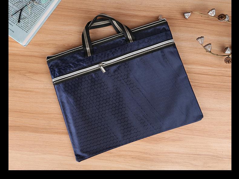 Tragbare Multi-funktionale A4 Dokument Aktentasche Einreichung Beutel Wasserdichte Oxford Tuch Organisiert Tote Macbook Handtasche Colurful: Entwurf 4