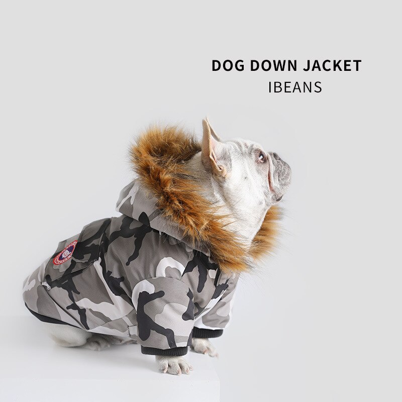 PETCO Warm Winter Dog Clothes Tails Dogs Jacket Coat 3 Layer Thick Pet Clothing Waterproof Outfit for Small Large Dogs