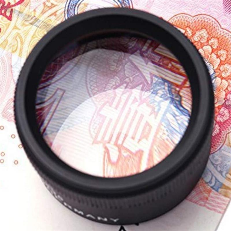 10 x vergrootglas met licht en standaard, echte glazen lens, 2
