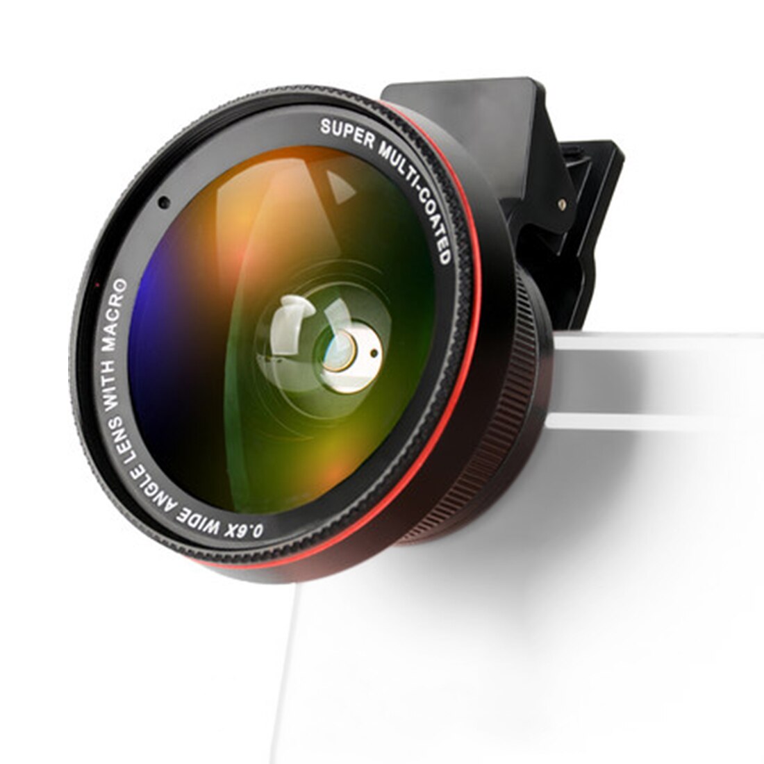 Zomei 0.6X obiektyw szerokokątny z klipsem 37mm makro telefon komórkowy obiektyw 2 w 1 uniwersalny dla iphone 7/7s Samsung android ios telefony