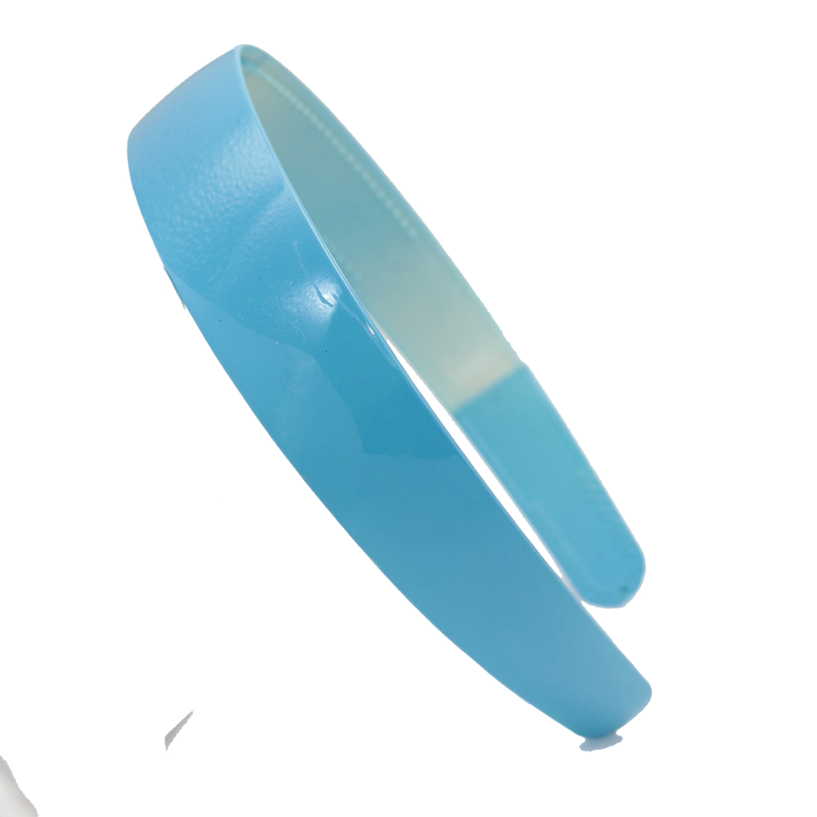 5 Bright Color Plastic Wide Alice Hair Band Headband 25mm(1") Hair Accessories: Blue