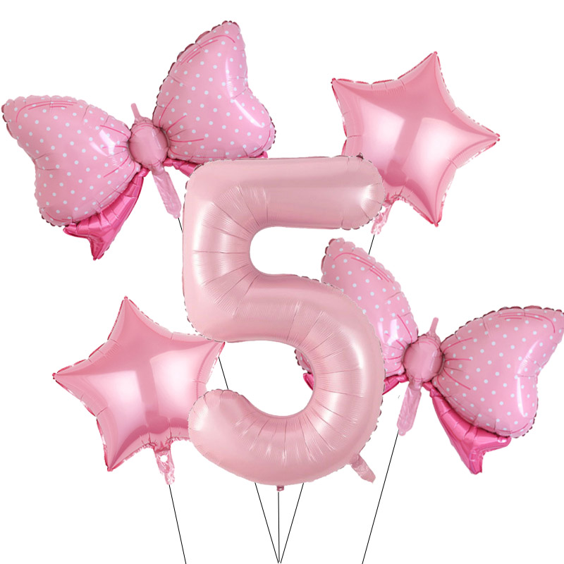 Lyserød sløjfe fødselsdag engangsservice sløjfe paptallerken kop serviet sugerør lyserød sløjfe brudeforlovelse bryllup polterabend dekoration: Sølv