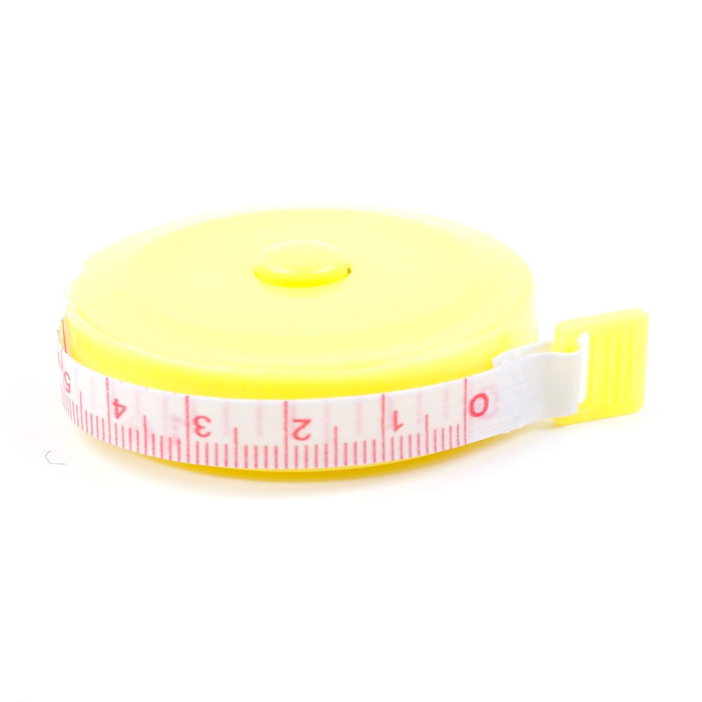 Plastic Pocket Round Tape Measure Tapeline Tape Measure Ruler Sewing 150cm